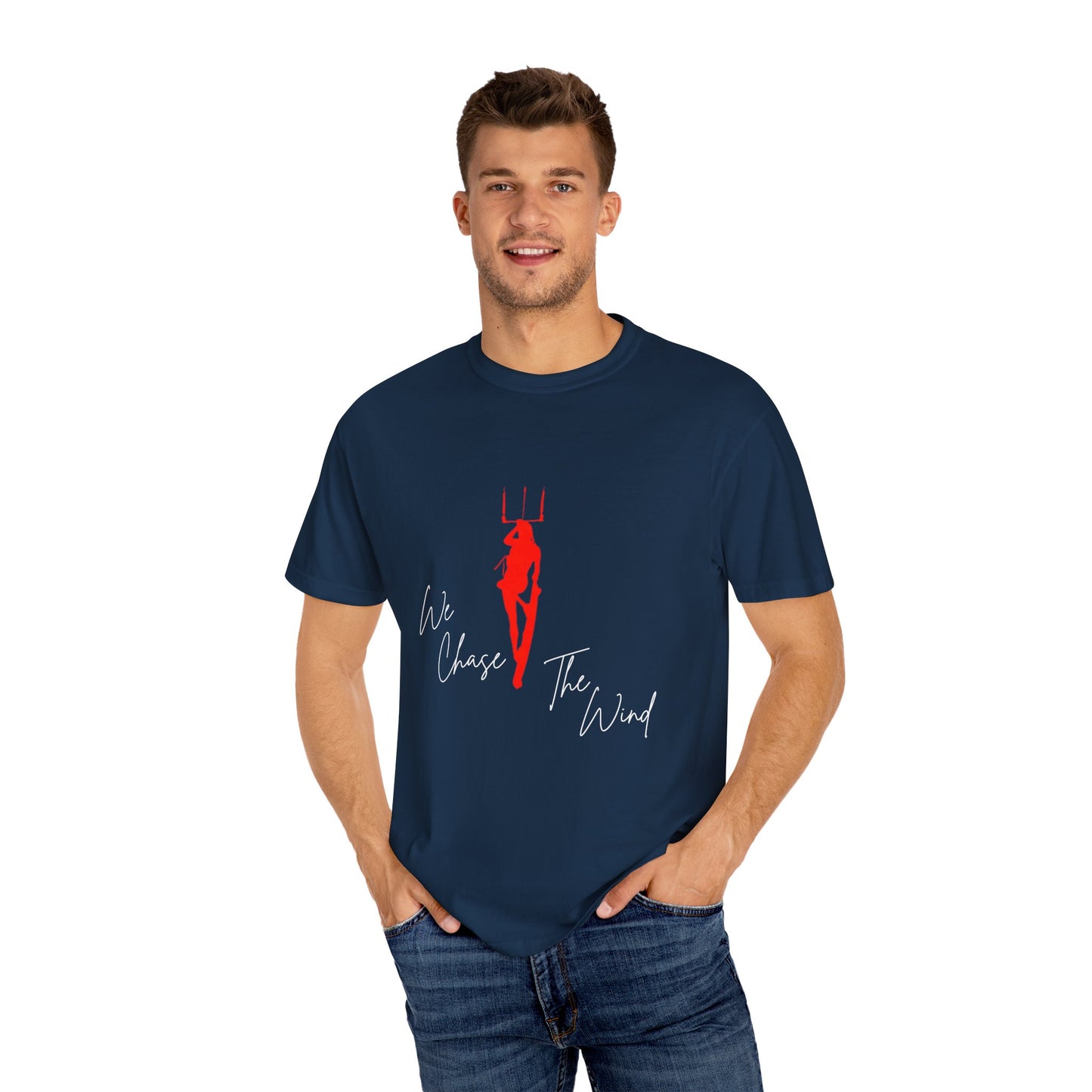 Windee - "We Chase the Wind" - Unisex Garment-Dyed T-shirt