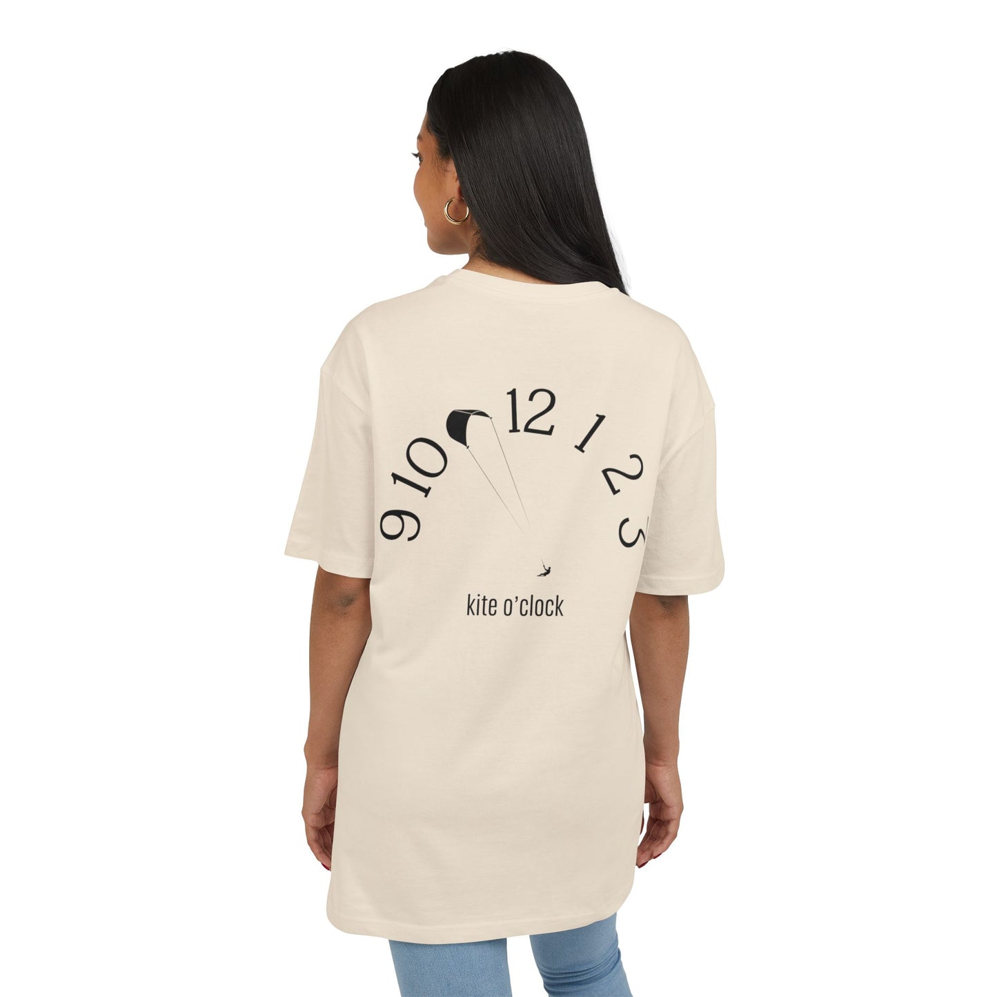 Windee - " Kite O'clock "- Unisex Heavy Oversize Tee