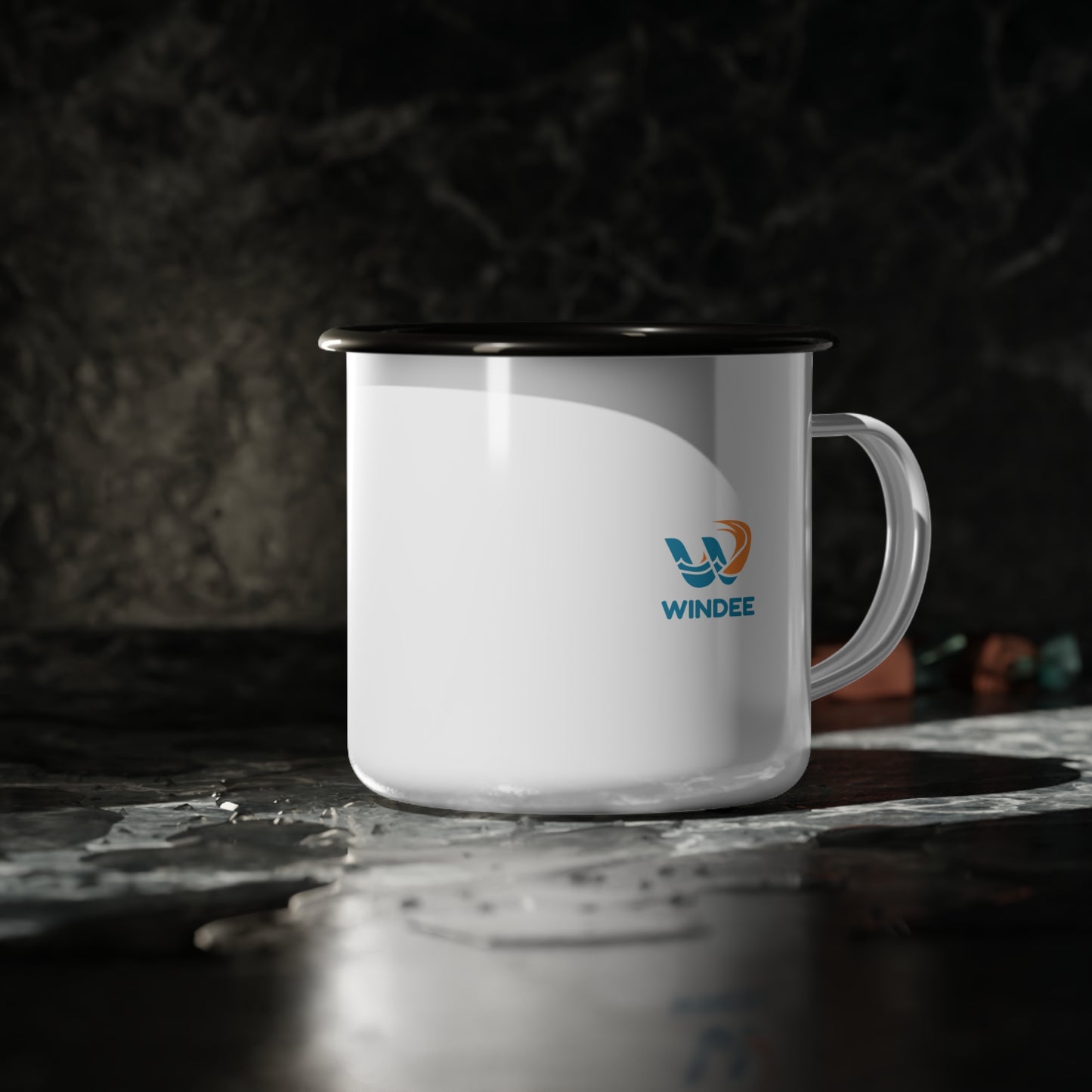 Windee - Release the Bar - Enamel Camp Cup - 'Release the Bar' - A good reminder for Kite Surfers