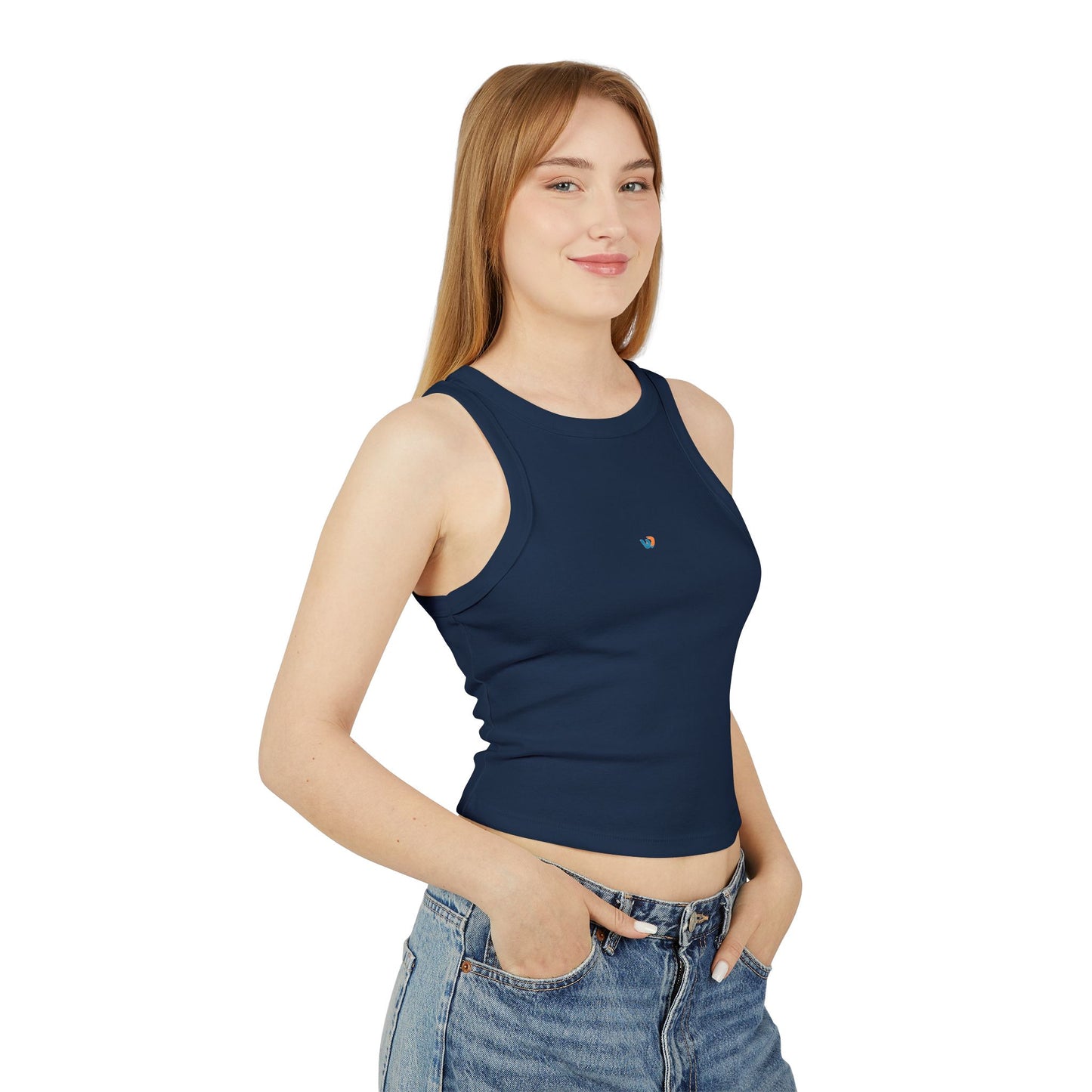 Windee - Stylish Women's Micro Rib Racer Tank Top