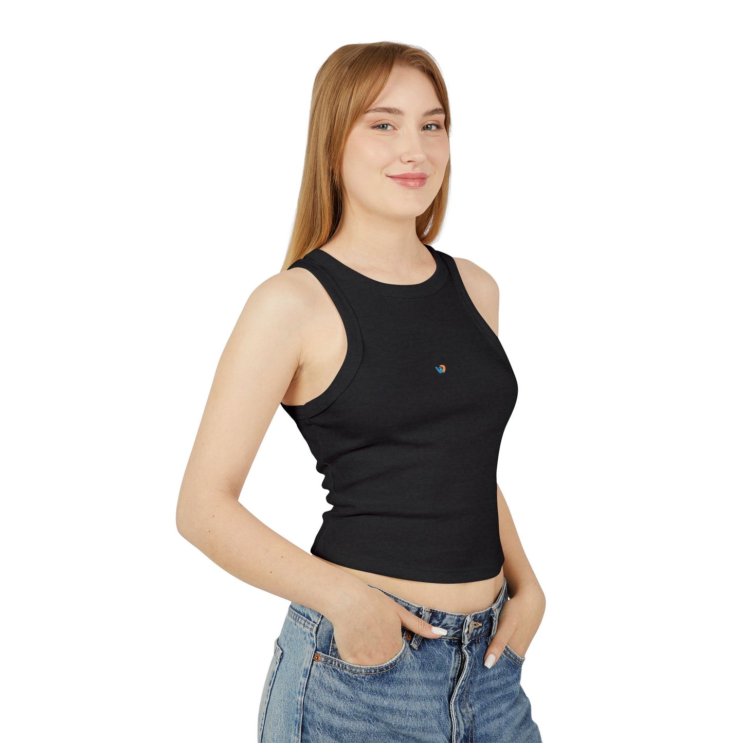 Windee - Stylish Women's Micro Rib Racer Tank Top