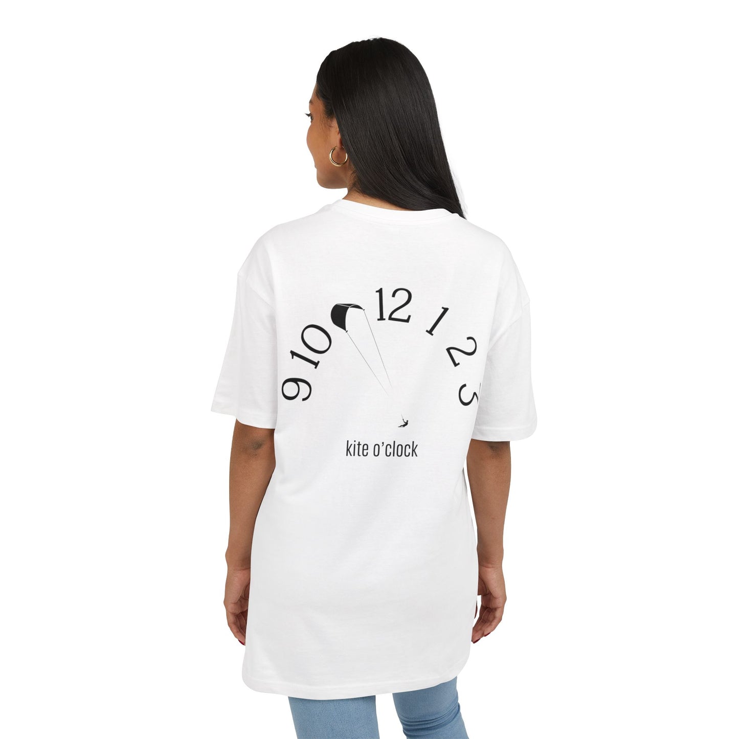 Windee - " Kite O'clock "- Unisex Heavy Oversize Tee