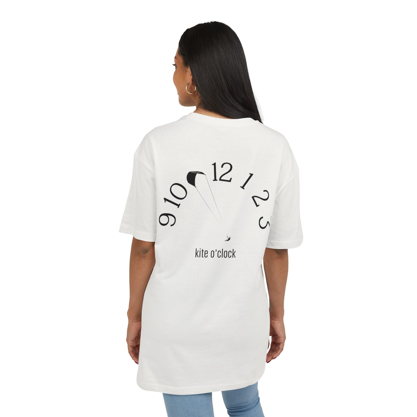 Windee - " Kite O'clock "- Unisex Heavy Oversize Tee