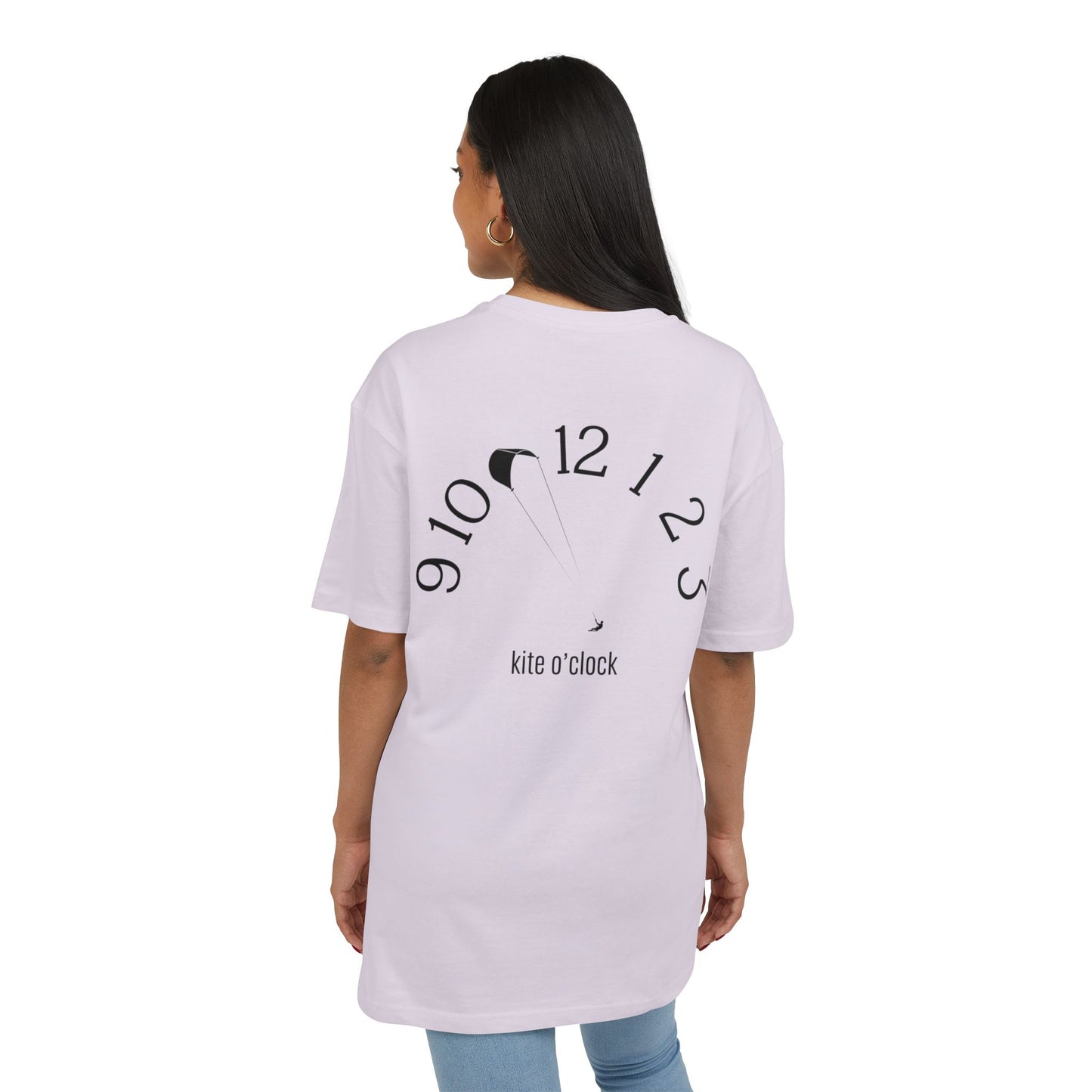 Windee - " Kite O'clock "- Unisex Heavy Oversize Tee