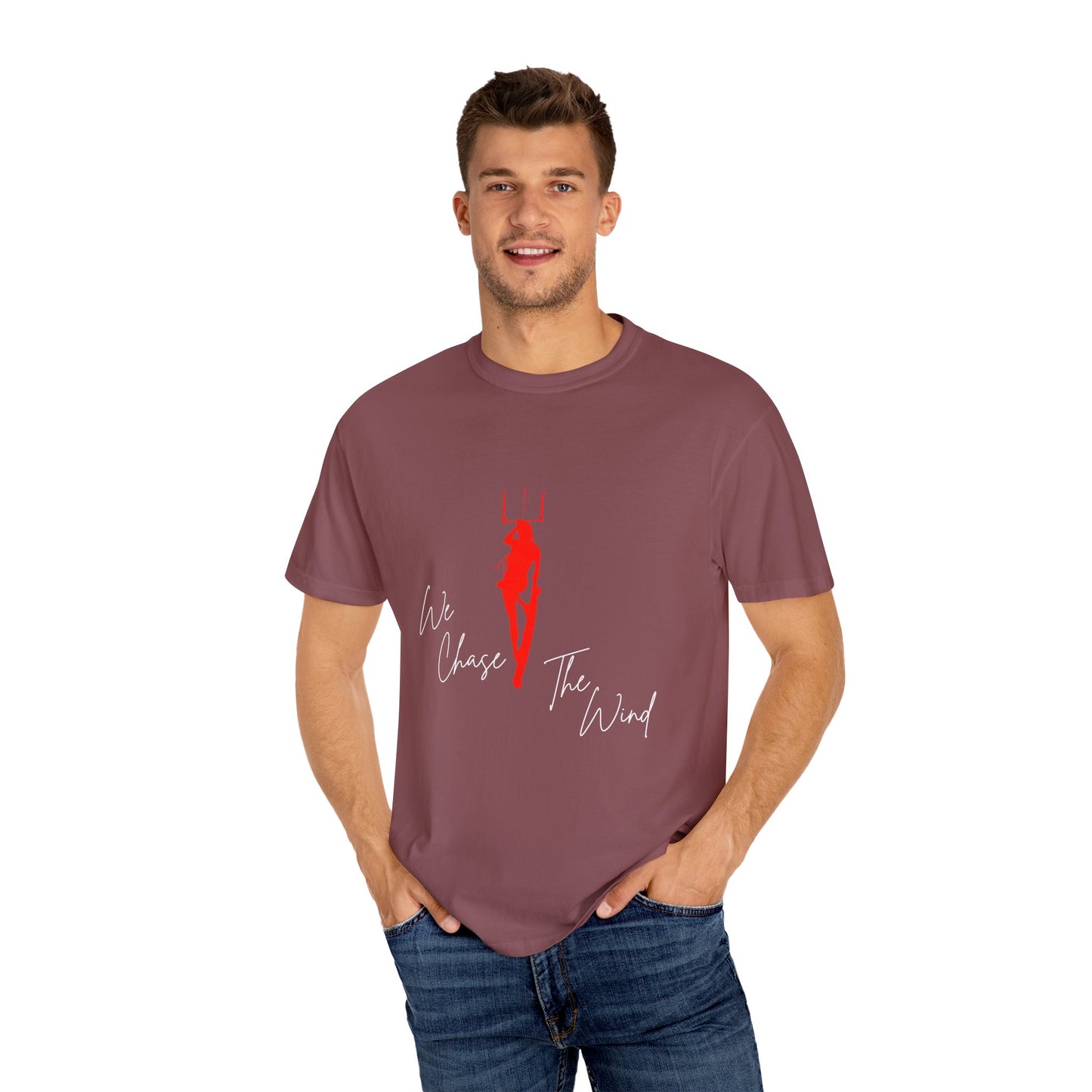 Windee - "We Chase the Wind" - Unisex Garment-Dyed T-shirt
