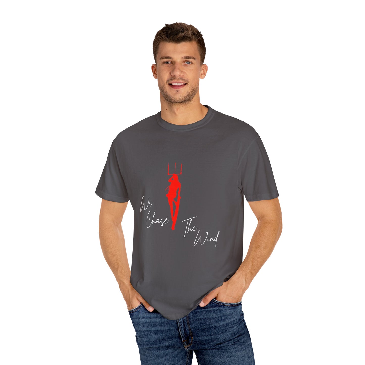 Windee - "We Chase the Wind" - Unisex Garment-Dyed T-shirt