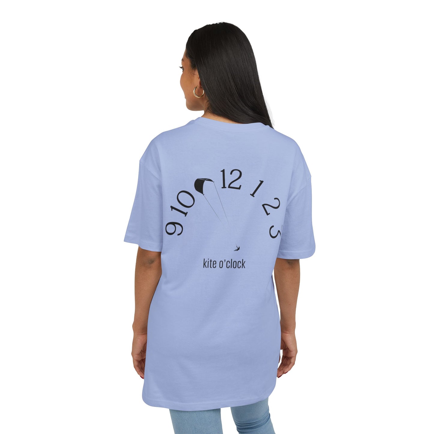 Windee - " Kite O'clock "- Unisex Heavy Oversize Tee