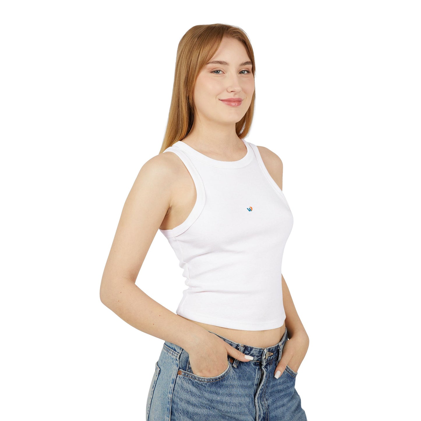 Windee - Stylish Women's Micro Rib Racer Tank Top