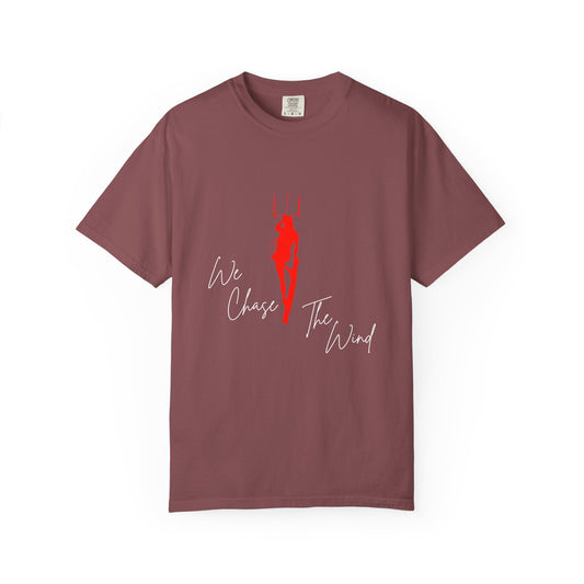 Windee - "We Chase the Wind" - Unisex Garment-Dyed T-shirt