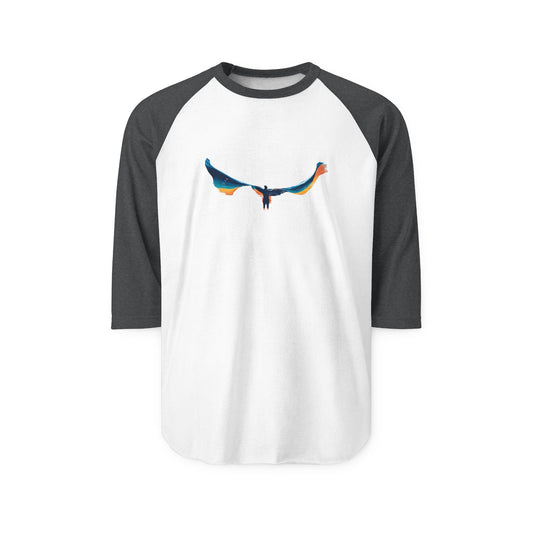 Windee - "I have  Wings" - Unisex Three-Quarter Sleeve Raglan Shirt