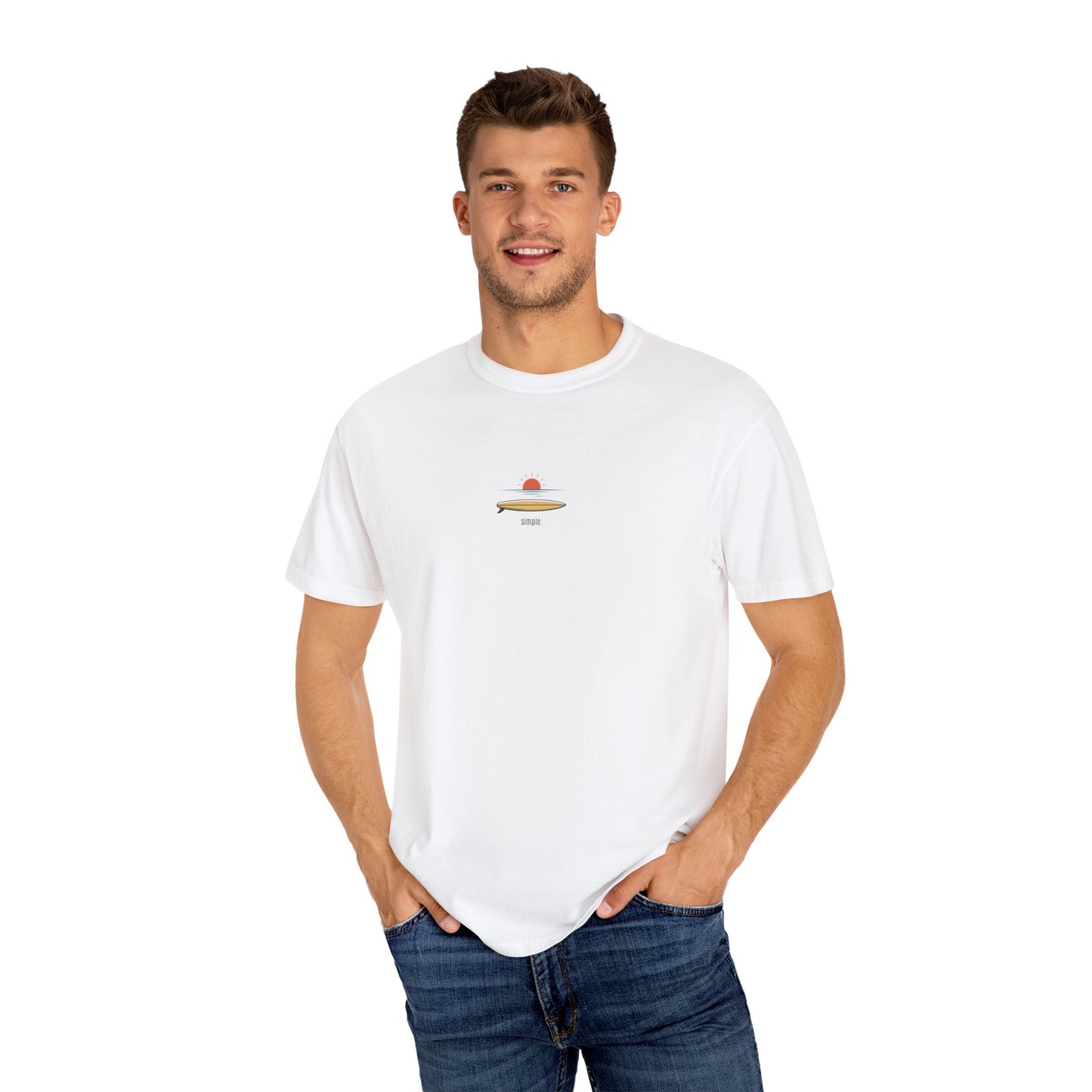 Windee - " Simple "  - Unisex Garment-Dyed T-shirt