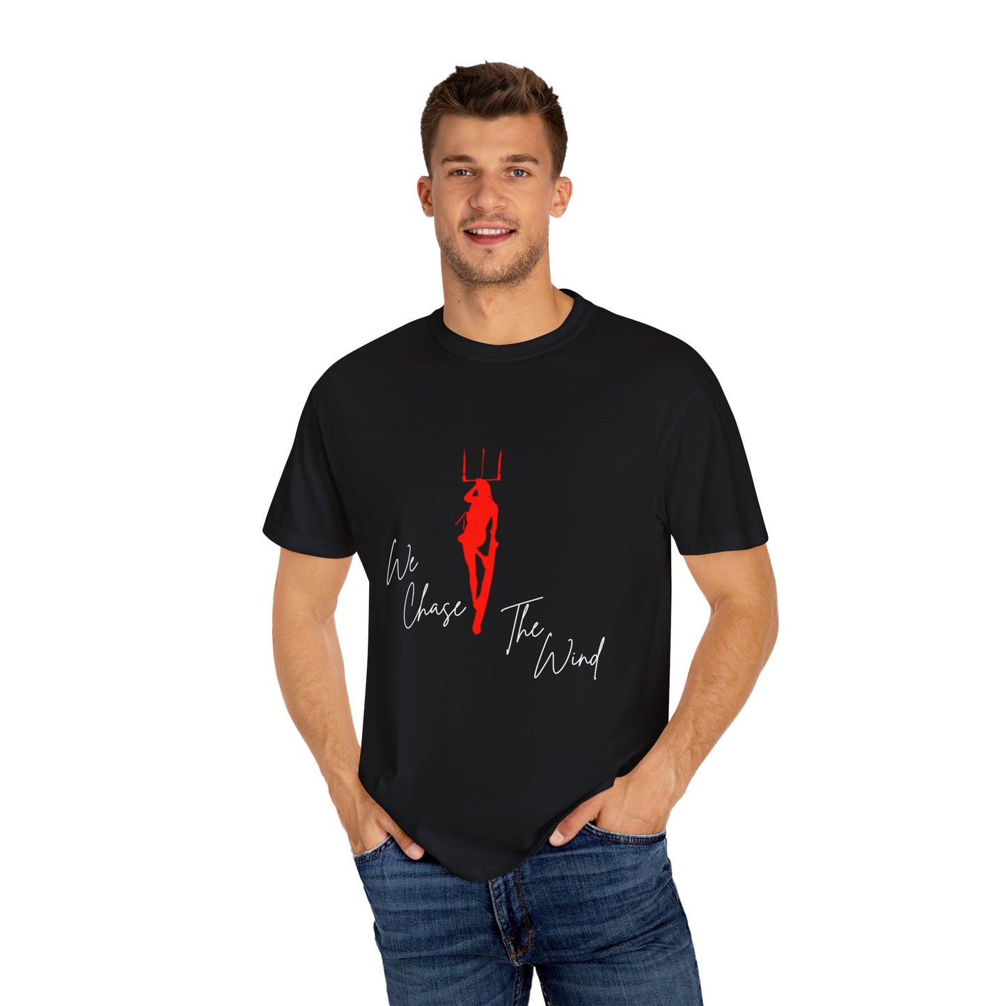 Windee - "We Chase the Wind" - Unisex Garment-Dyed T-shirt