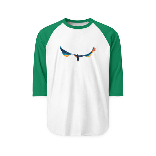 Windee - "I have  Wings" - Unisex Three-Quarter Sleeve Raglan Shirt