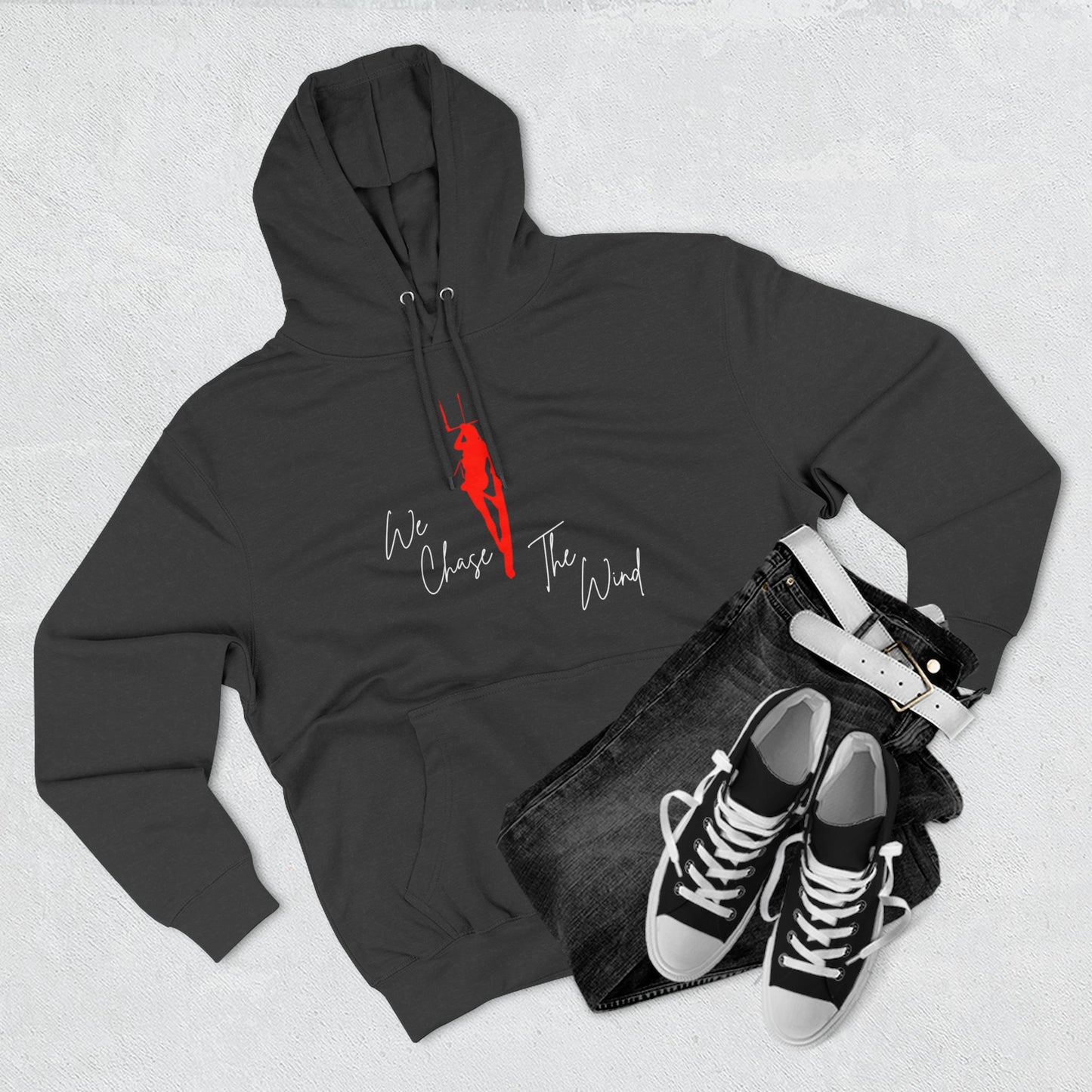 Three-Panel Fleece Hoodie Dark Colours